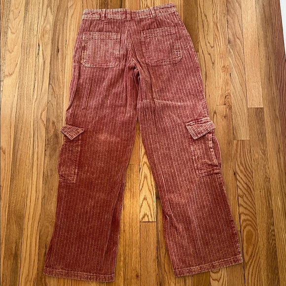 BDG Corduroy Cargo Pants in Rust - Picture 3 of 3